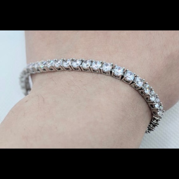 Cubic Zirconia Tennis Bracelet - Picture 4 of 4